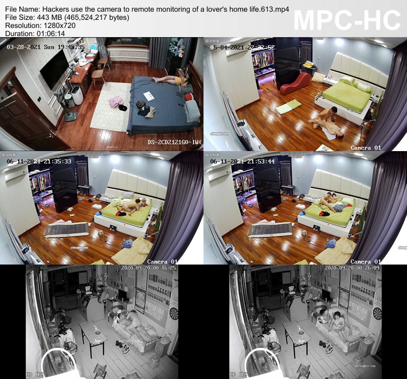 Hackers use the camera to remote monitoring of a lover's home life.613
